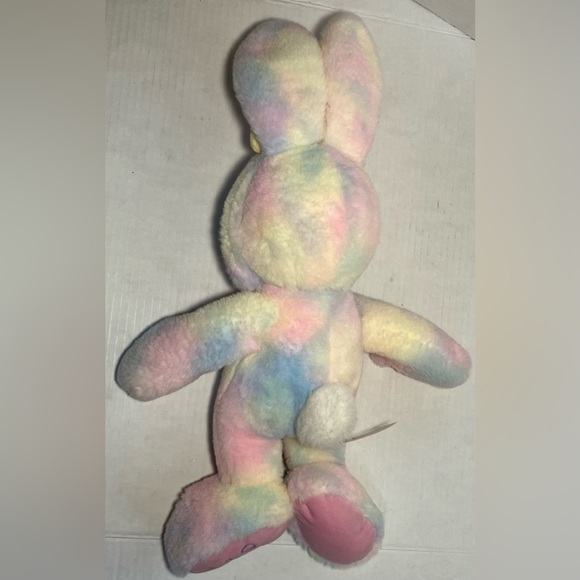 Disney Store 2020 Minnie Mouse 18" Plush Easter Bunny Tie Dye Disney Storei 2020 - Picture 9 of 9